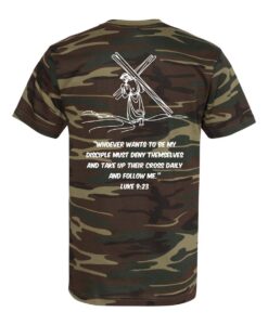 Alternative view of Hesston FCA Green Woodland Camo T-Shirt