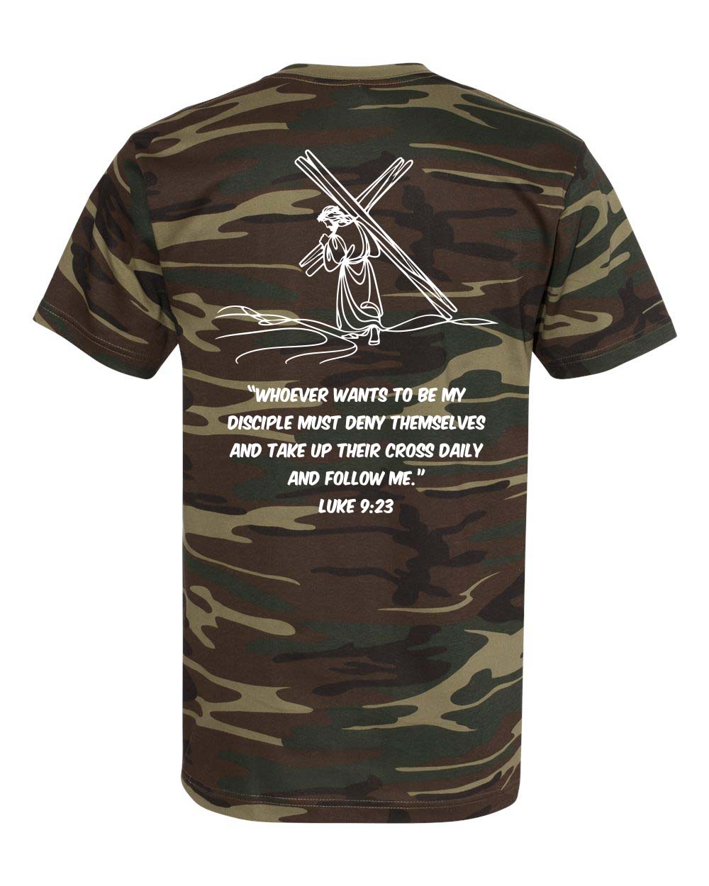 Hesston FCA Green Woodland Camo T-Shirt - Image 2