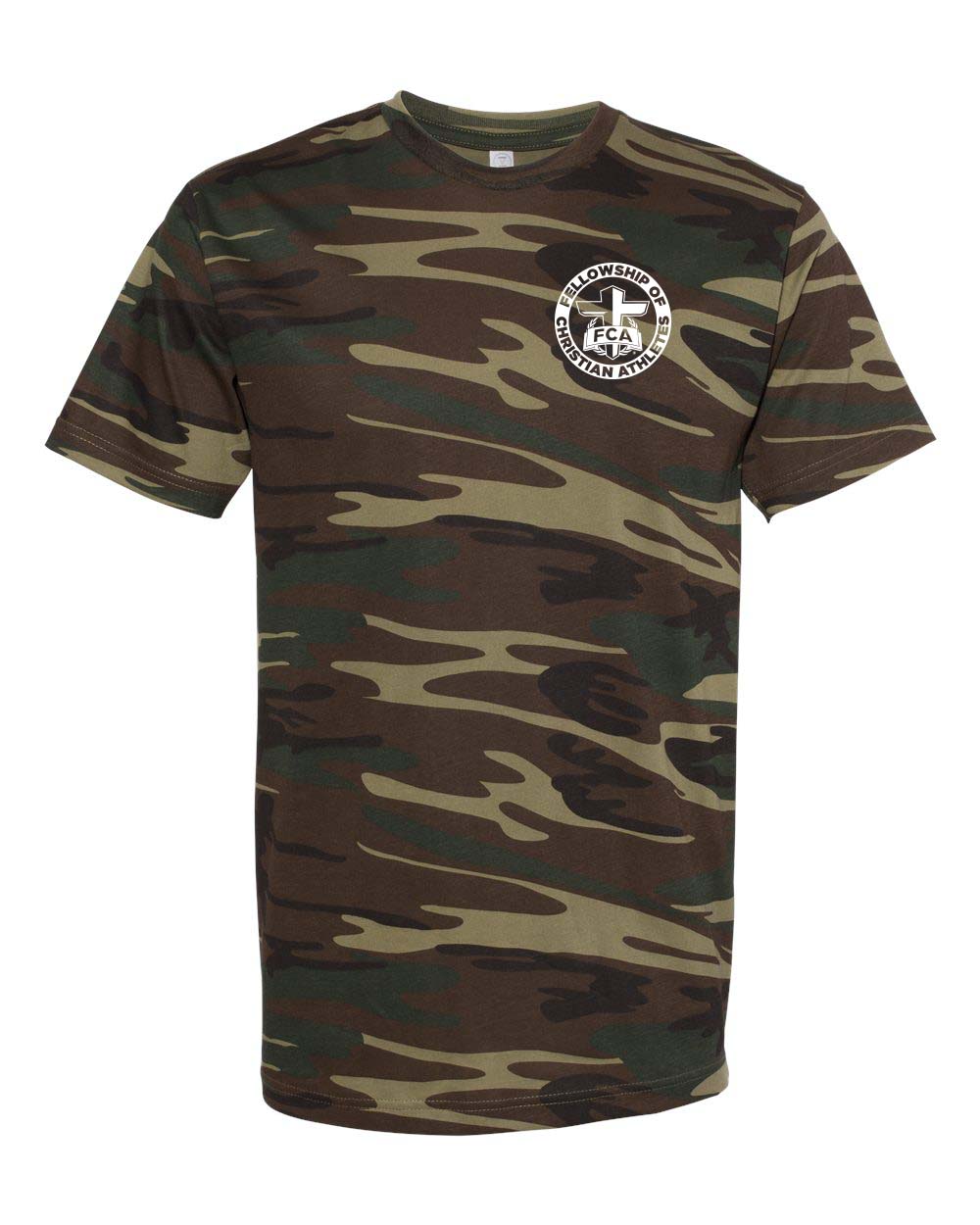 Hesston FCA Green Woodland Camo T-Shirt