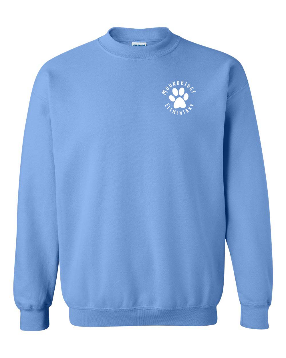 Moundridge Elementary Carolina Blue Paw Crewneck Sweatshirt