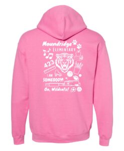 Alternative view of Moundridge Elementary Pink Hooded Sweatshirt