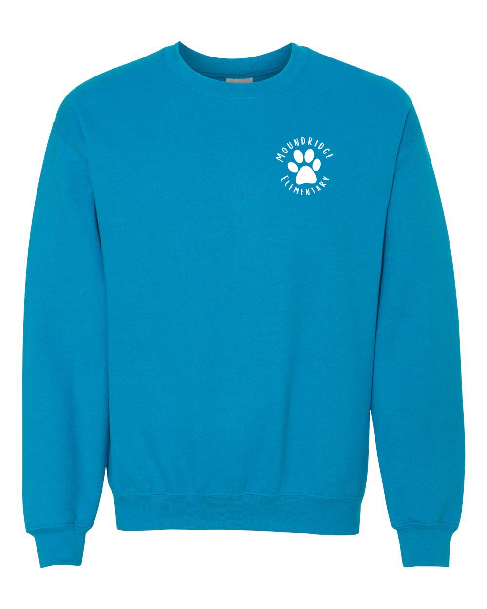 Moundridge Elementary Sapphire Paw Crewneck Sweatshirt