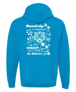 Alternative view of Moundridge Elementary Sapphire Hooded Sweatshirt