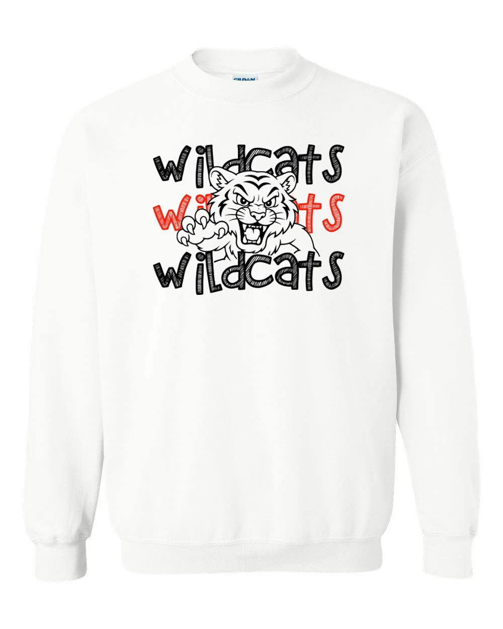 Moundridge Elementary Wildcat Crewneck Sweatshirt - Image 2