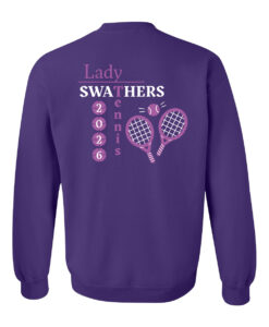 Alternative view of Hesston High School Tennis Crewneck Sweatshirt