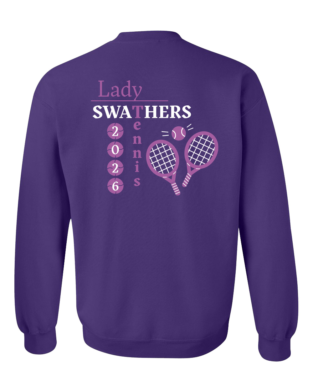 Hesston High School Tennis Crewneck Sweatshirt - Image 2