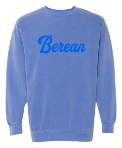 Alternative view of Berean Academy "Script" Crewneck Sweatshirt