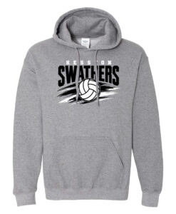 Alternative view of Hesston Middle School Volleyball Hooded Sweatshirt