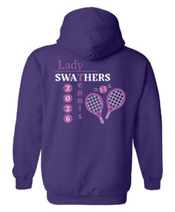Alternative view of Hesston High School Tennis Hooded Sweatshirt