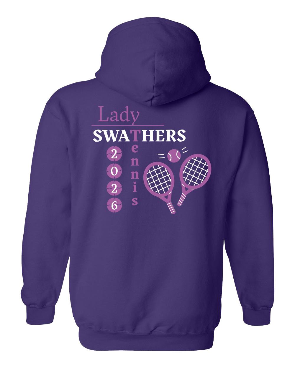 Hesston High School Tennis Hooded Sweatshirt - Image 2