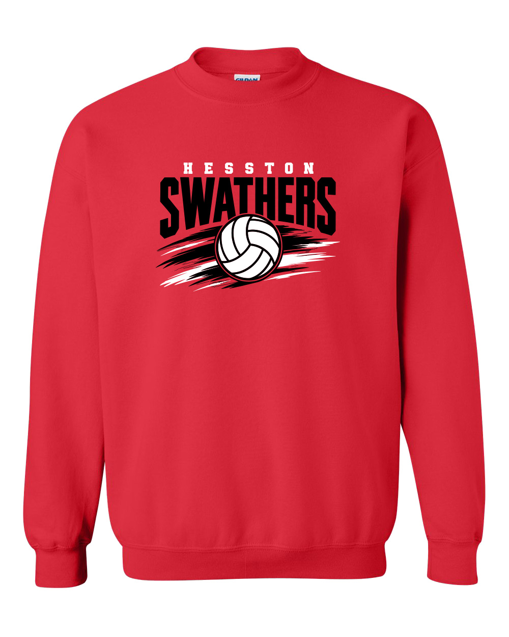 Hesston Middle School Volleyball Crewneck Sweatshirt - Image 2